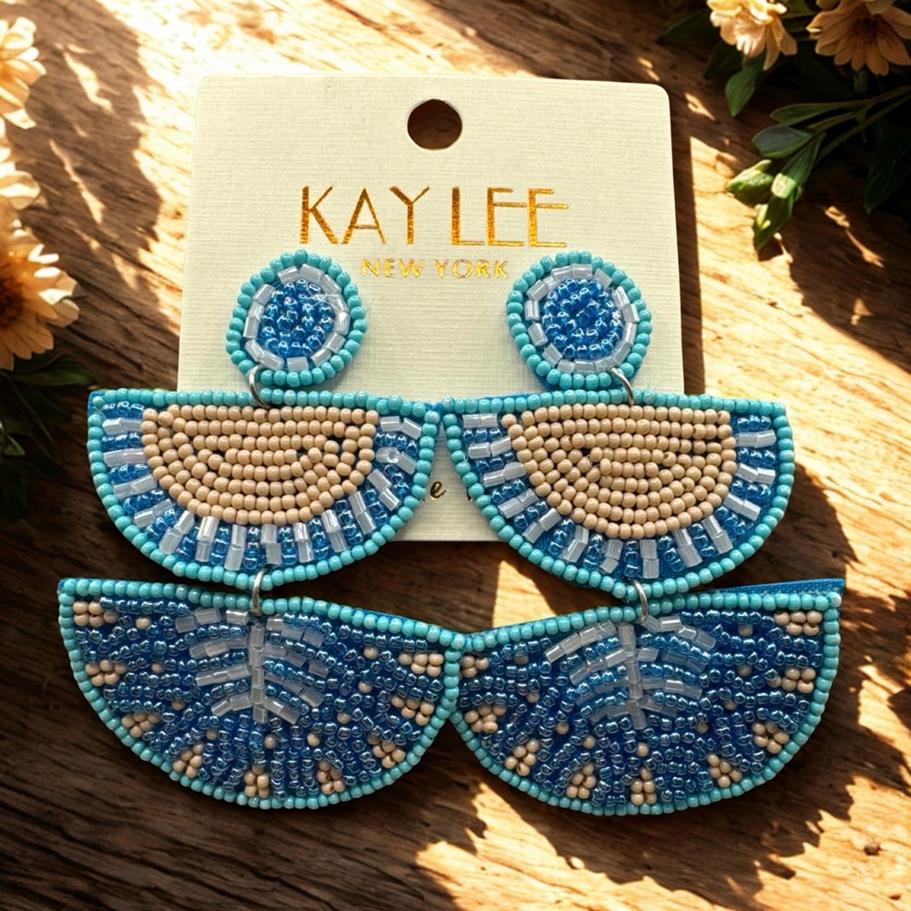 Kay Lee Seed Bead Earrings